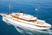 ALICIA | 1930 51m (167’3″) Classic Flybridge Luxury Steel Motor Yacht from American shipyard Defoe Shipbuilding