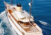 ALICIA | 1930 51m (167’3″) Classic Flybridge Luxury Steel Motor Yacht from American shipyard Defoe Shipbuilding