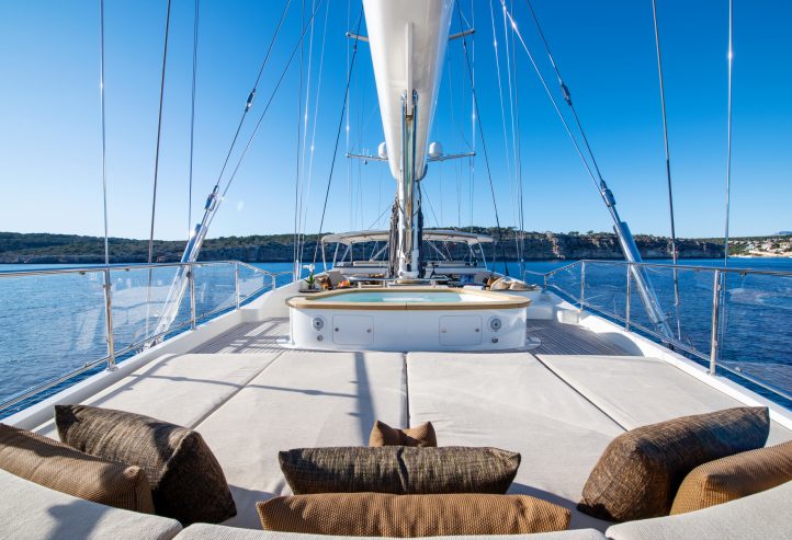 ASAHI | 2009 56m (183’9″) Luxury Flybridge Aluminium Ketch Sail Yacht from Italian shipyard PERINI NAVI