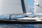 ASAHI | 2009 56m (183’9″) Luxury Flybridge Aluminium Ketch Sail Yacht from Italian shipyard PERINI NAVI