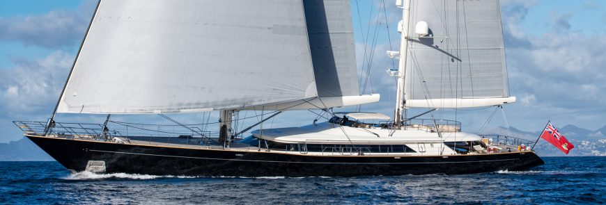 ASAHI | 2009 56m (183’9″) Luxury Flybridge Aluminium Ketch Sail Yacht from Italian shipyard PERINI NAVI