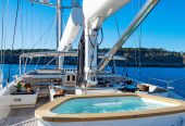 ASAHI | 2009 56m (183’9″) Luxury Flybridge Aluminium Ketch Sail Yacht from Italian shipyard PERINI NAVI