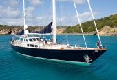 AXIA | 1990 37.5m (123′) Classic Aluminium Sail Yacht from American shipyard Palmer Johnson