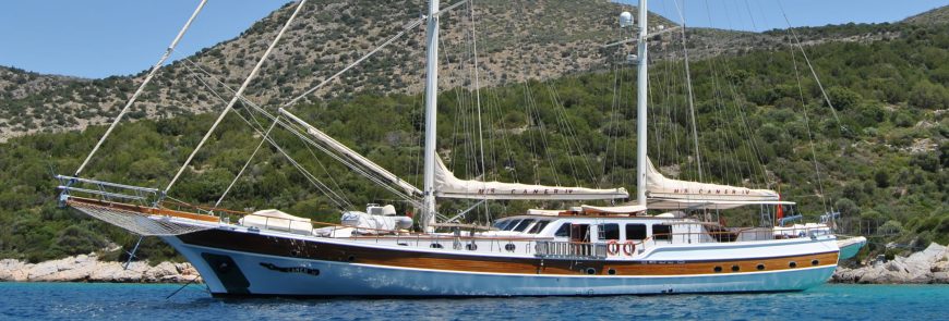 CANER IV | 2008 36m (118′) Traditional Style Wood Gulet Sail Yacht from Turkish shipyard Bodrum