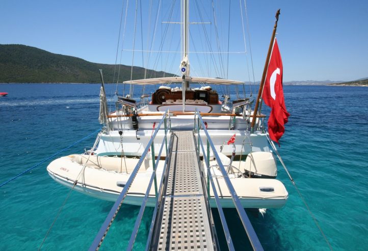 CANER IV | 2008 36m (118′) Traditional Style Wood Gulet Sail Yacht from Turkish shipyard Bodrum