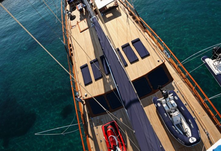 CLEAR EYES | 2010 44.7m (146’8″) Classic Style Gulet Steel Sail Yacht from Turkish shipyard Pax Navi