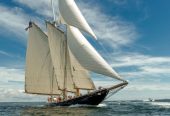 COLUMBIA | 2014 43.03m (141’1″ ) Modern Luxury Steel Schooner Sail Yacht from American shipyard Eastern Shipbuilding