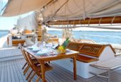 COLUMBIA | 2014 43.03m (141’1″ ) Modern Luxury Steel Schooner Sail Yacht from American shipyard Eastern Shipbuilding