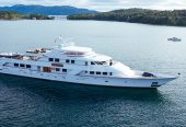 DAYDREAM | 1991 42.67m (139’9″ ) Luxury Tri-Deck Motor Yacht from American shipyard Christensen