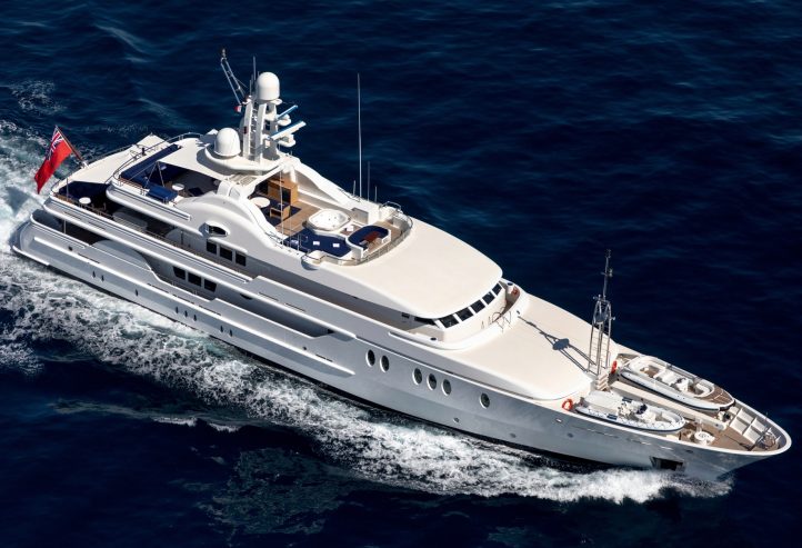 DEJA TOO | 2003 52m (170’7″) Luxury Tri-Deck Steel Motor Yacht from Dutch shipyard AMELS