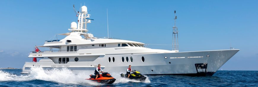 DEJA TOO | 2003 52m (170’7″) Luxury Tri-Deck Steel Motor Yacht from Dutch shipyard AMELS