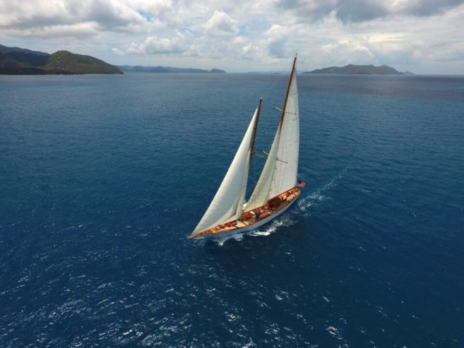 EROS | 1938 31.39m (102’9″ ) Classic Sloop Sail Yacht from British shipyard Brooke Marine