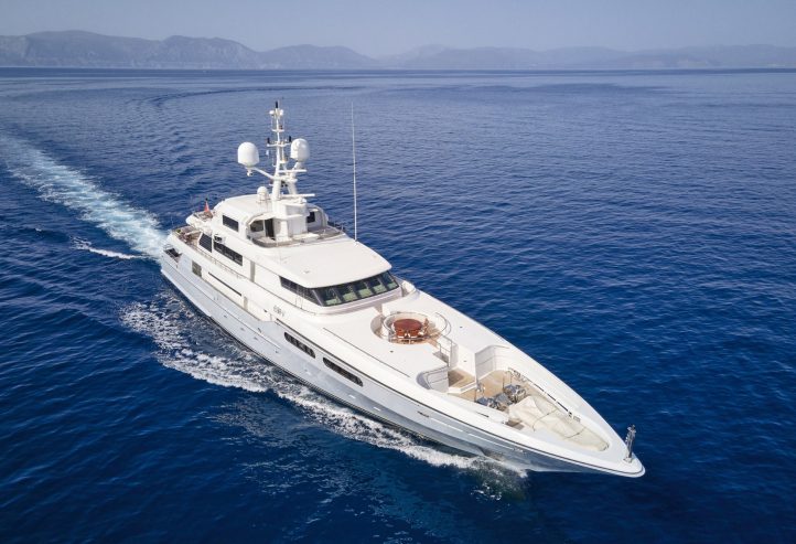 Elena V | 2004 49.9m (163’9″) Tri-Deck Steel Motor Yacht from Italian shipyard CODECASA