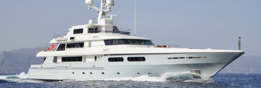 Elena V | 2004 49.9m (163’9″) Tri-Deck Steel Motor Yacht from Italian shipyard CODECASA