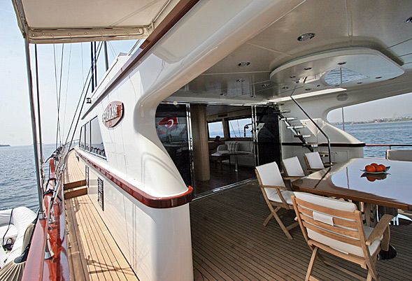 GETAWAY | 2009 36.2m (118’7″ ) Custom Wood Gulet Sail Yacht from Turkish shipyard Mural Yachts