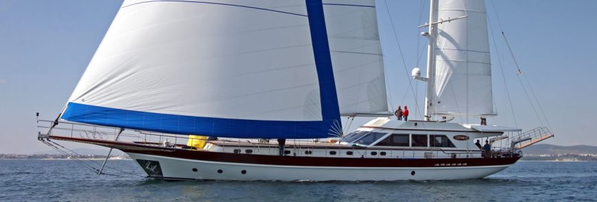 GETAWAY | 2009 36.2m (118’7″ ) Custom Wood Gulet Sail Yacht from Turkish shipyard Mural Yachts