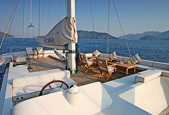 GETAWAY | 2009 36.2m (118’7″ ) Custom Wood Gulet Sail Yacht from Turkish shipyard Mural Yachts