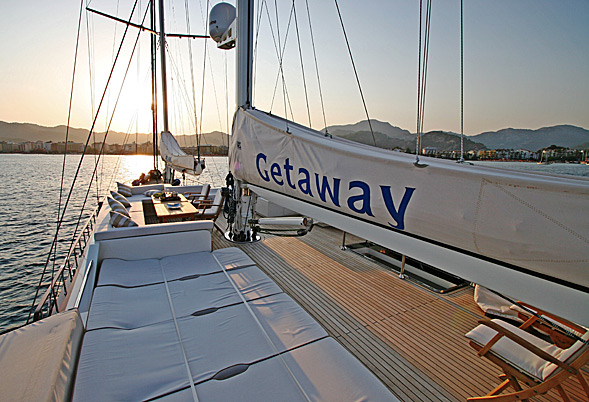 GETAWAY | 2009 36.2m (118’7″ ) Custom Wood Gulet Sail Yacht from Turkish shipyard Mural Yachts