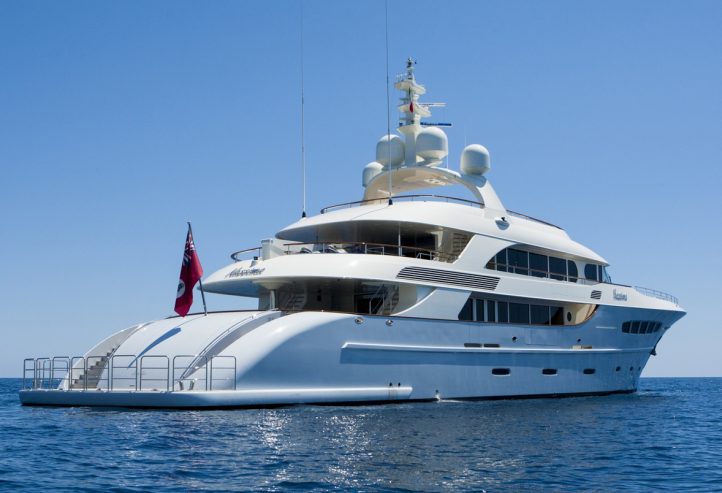 GHOST 111 | 2012 49.18m (161’4″) Luxury Aluminium Motor Yacht from Dutch shipyard ACICO YACHTS