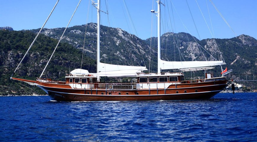 GULET NURTEN A | 2002 31m (102′) Custom Wood Gulet Sail Yacht