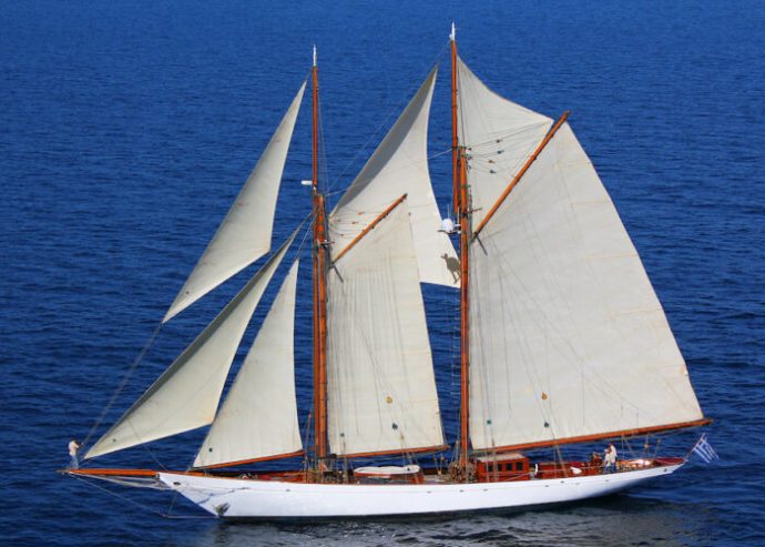 HALCYON | 1929 28.96m (95′) Classic Cruising Sail Yacht from British shipbuilder John Thornycroft