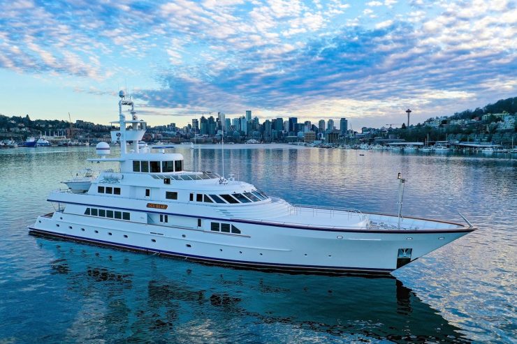 ICE BEAR | 1988 52m (171′) Classic Tri-Deck Luxury Steel Motor Yacht built by renowned Dutch shipyard Feadship