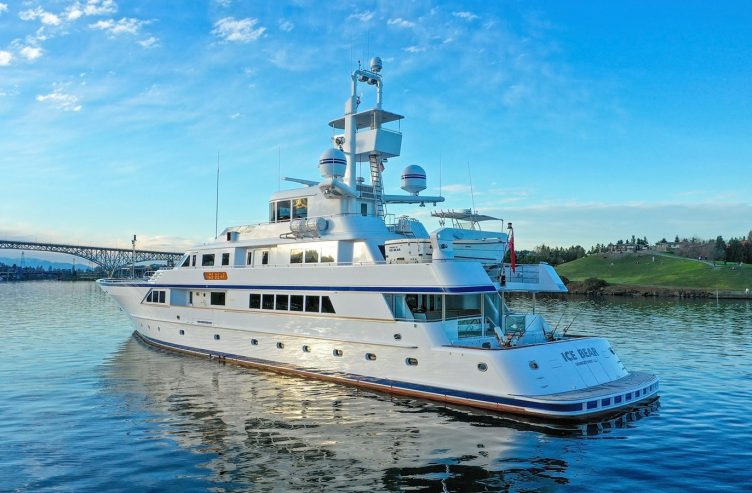 ICE BEAR | 1988 52m (171′) Classic Tri-Deck Luxury Steel Motor Yacht built by renowned Dutch shipyard Feadship