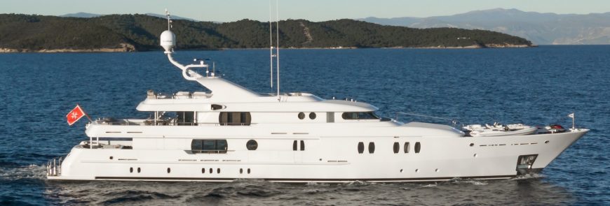 JAZ | 1997 50m (164’1″) Luxury Steel Motor Yacht from Dutch shipyard AMELS