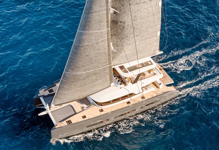 JOY | 2018 23.47m (77′) Luxury Flybridge Catamaran Sail Yacht from French shipyard LAGOON CATAMARANS