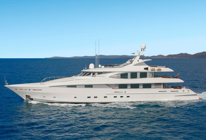 LA TANIA | 2001 49m (160’9″) Tri-Deck Luxury Steel Motor Yacht from French shipyard CMN