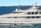 LA TANIA | 2001 49m (160’9″) Tri-Deck Luxury Steel Motor Yacht from French shipyard CMN