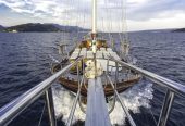 LIBRA | 1997 34m (112′) Classic Style Custom Mahogany Gulet Sail Yacht