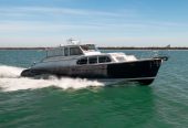 MARINA | 2008 56′3″ (17.14m) Luxury Performance Motor Yacht built by US shipyard Huckins Yacht