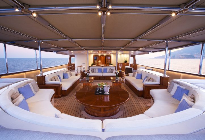 NERO | 2008 90.1m (295’7″) Luxury Steel Motor Yacht from shipyard Corsair Yachts