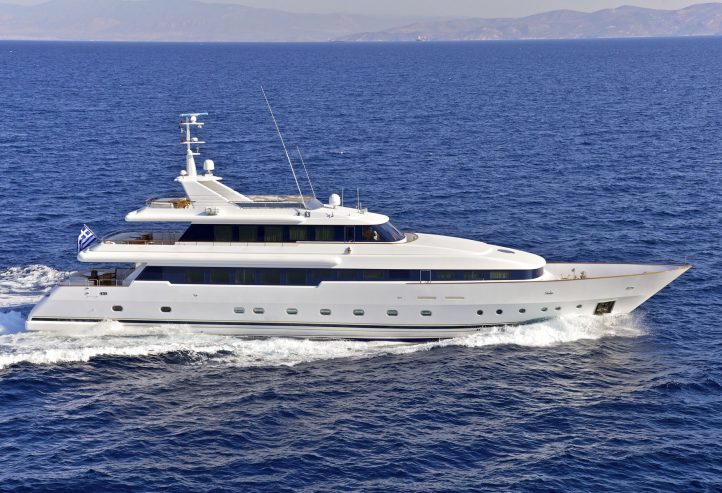 O’RION | 2004 41m (134’6″) Luxury Tri-Deck Motor Yacht from Italian shipyard Siar Moschini