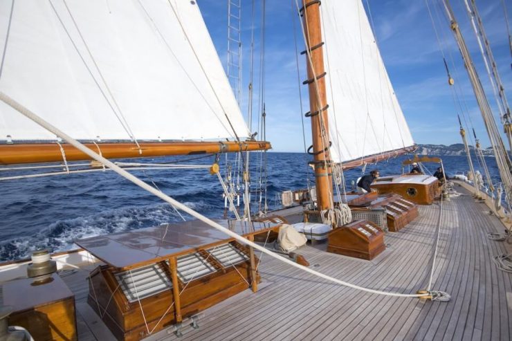 PURITAN | 1930 38.4m (125’9″) Classic Steel Schooner Cruising Sail Yacht from American shipyard Electric Boat