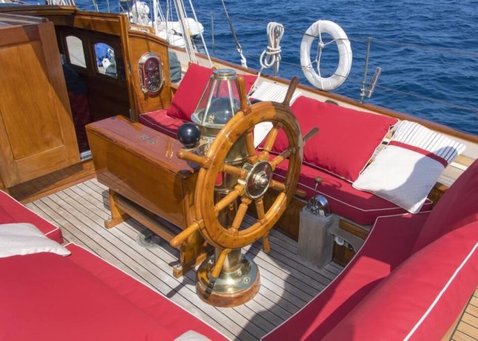 PURITAN | 1930 38.4m (125’9″) Classic Steel Schooner Cruising Sail Yacht from American shipyard Electric Boat