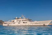 SANSSOUCI STAR | 1982 53.5m (175’5″) Luxury Explorer Steel Motor Yacht from German shipyard Husumer