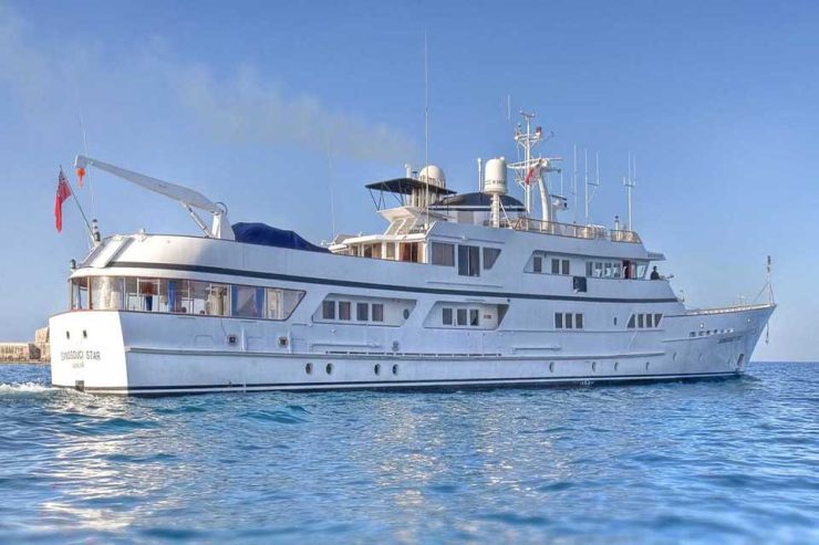 SANSSOUCI STAR | 1982 53.5m (175’5″) Luxury Explorer Steel Motor Yacht from German shipyard Husumer