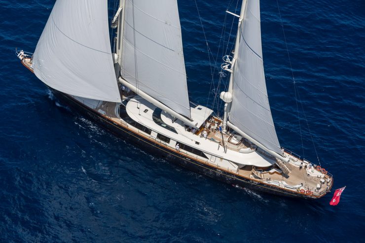 SILENCIO | 2001 49.80m (164ft) Ron Holland design Pilothouse Ketch Sail Yacht from Italian shipyard Perini Navi