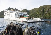 SURI | 1978 63.4m (208′) Luxury Tri-Deck Explorer Steel Motor Yacht from American shipyard Halter Marine