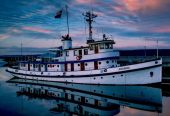 Sacajawea | 1936 38.1m (124’9″) Classic Steel Explorer Motor Yacht from American shipyard Lake Washington