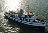 Sacajawea | 1936 38.1m (124’9″) Classic Steel Explorer Motor Yacht from American shipyard Lake Washington