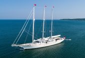 ARABELLA | 1983 47m (156’4″) Classic Schooner Steel Sail Yacht from famous American shipyard Palmer Johnson