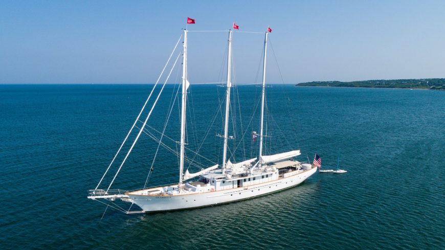 ARABELLA | 1983 47m (156’4″) Classic Schooner Steel Sail Yacht from famous American shipyard Palmer Johnson