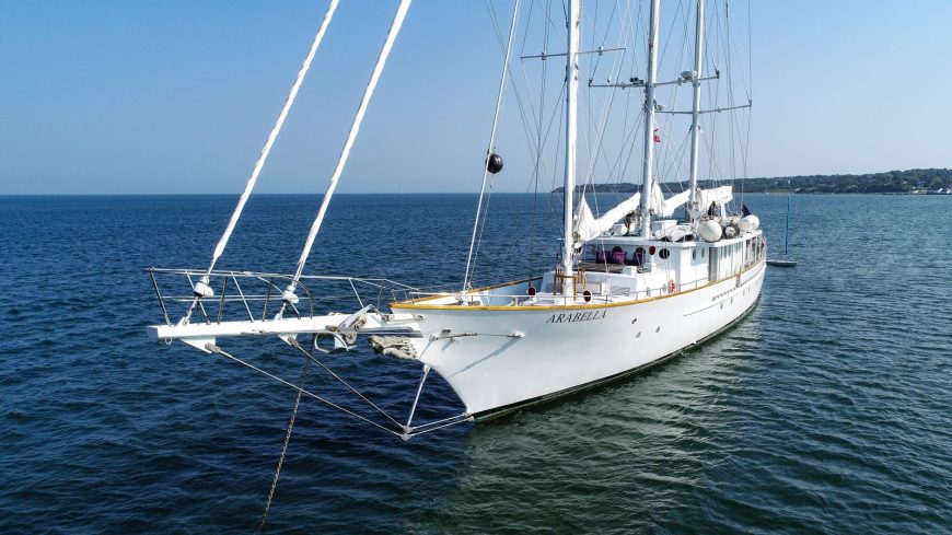 ARABELLA | 1983 47m (156’4″) Classic Schooner Steel Sail Yacht from famous American shipyard Palmer Johnson