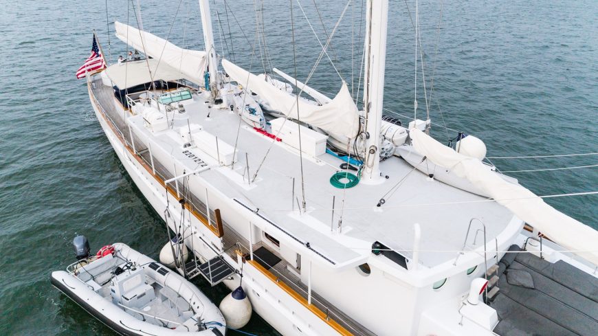 ARABELLA | 1983 47m (156’4″) Classic Schooner Steel Sail Yacht from famous American shipyard Palmer Johnson