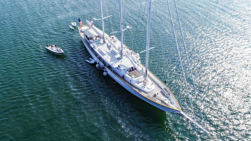 ARABELLA | 1983 47m (156’4″) Classic Schooner Steel Sail Yacht from famous American shipyard Palmer Johnson