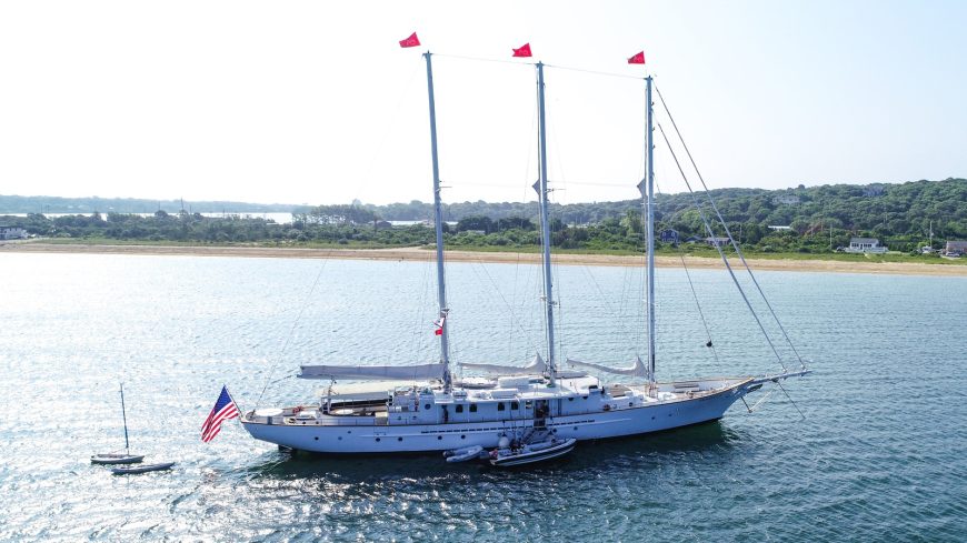 ARABELLA | 1983 47m (156’4″) Classic Schooner Steel Sail Yacht from famous American shipyard Palmer Johnson