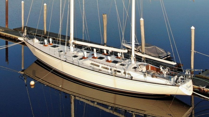 ARABELLA | 1983 47m (156’4″) Classic Schooner Steel Sail Yacht from famous American shipyard Palmer Johnson